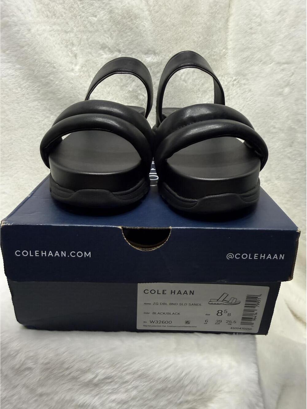 NEW COLE HAAN ZEROGRAND DOUBLE BAND SLIDE SANDALS WOMEN'S SIZE 8.5